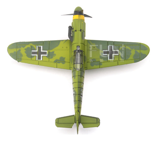 6pcs 1:48 Modelo De Caza Bf109 De La Segunda Guerra Mundial