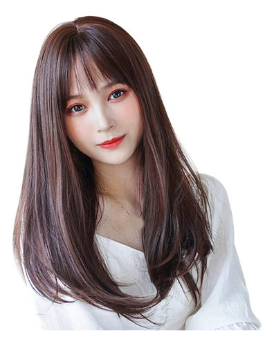 Pelo Corto Natural Femenino, Pelo Largo Y Liso, Completo, Pe