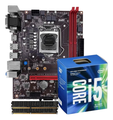Kit Upgrade Intel Core I5 7 Ger Placa B250 Memória 16gb Ddr4