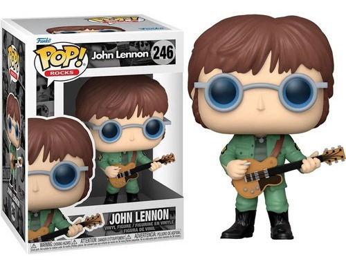 Funko Pop John Lennon Com Jaqueta Militar 246 Rocks Beatles