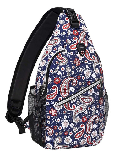 Mosiso Sling Backpack, Travel Hiking Daypack Pattern Rope Cr