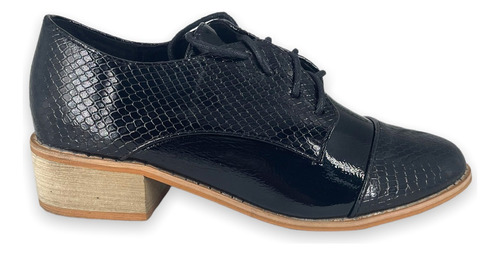 Imagen 1 de 8 de Oxford Zapatos Botines Mujer De Charol