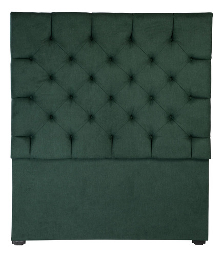 Cabecera Individual Dicasa Capri Verde Outlet Color Verde Oscuro