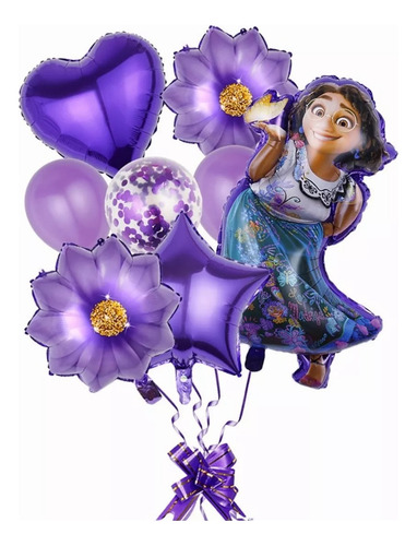 Globos De Cumpleaños Encanto Mirabel Fiesta Temática