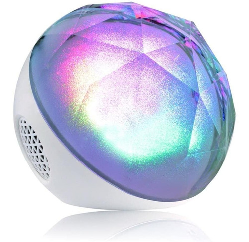 Parlante Con Bluetooth Esfera Balón Luz De Colores Control