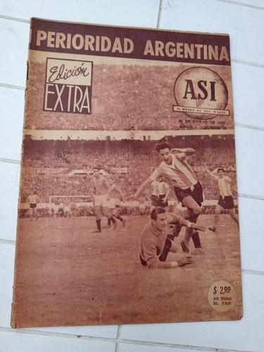 Revista Asi El Mundo En Sus Manos N.30 - 26/06/56 Ed. Extra