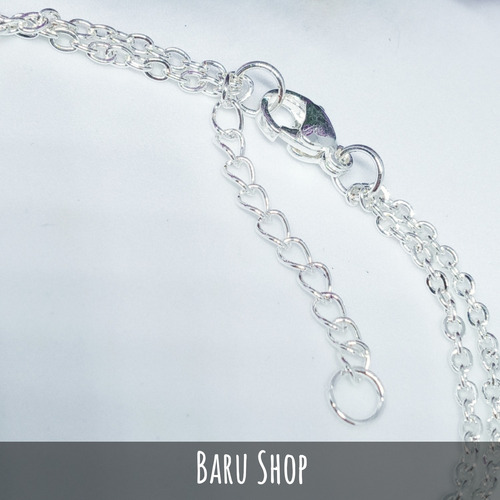 Imagen 4 de 9 de Pulsera Acero Blanco Con Dije Diseño Infinito Y Ojo Turco