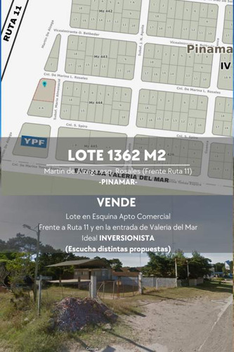 Lote 1362 M2  Ideal Inversionista