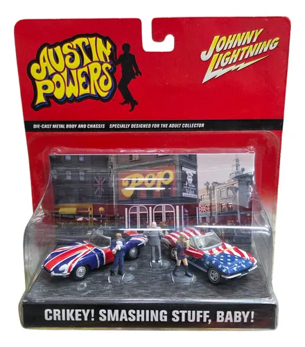 Johnny Lightning 1/64 Diorama Austin Powers Corvette Shaguar