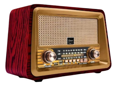 Radio Parlante Mlab 9136 Retro Stezzano Bluetooth Usb 