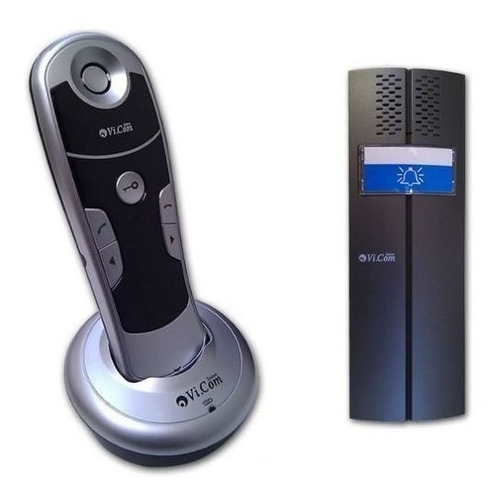 Portero Electrico Inalambrico Vi.com 6011f Frente + Telefono