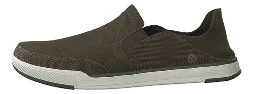 Clarks Men's Loafers, Green Olive Canvas O B07tjk918v_210324