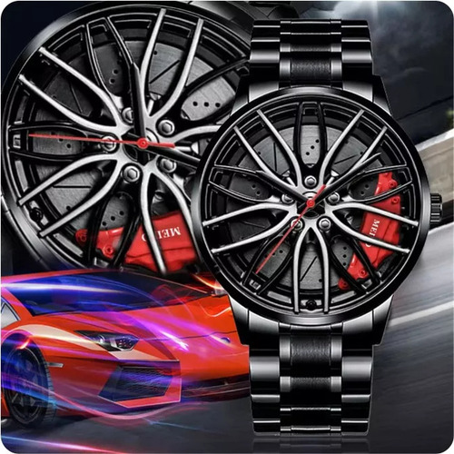 Reloj Original Moda Disco Llanta Rin Calipers Metal 4 Color
