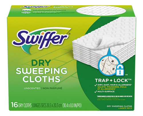 Swiffer Toalhas Secas Para Limpeza De Pisos - Refil 1 Un.