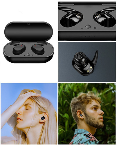 Imagem 7 de 9 de Fone De Ouvido Y30 Tws Bluetooth 5 Com Cancelamento De Ruído