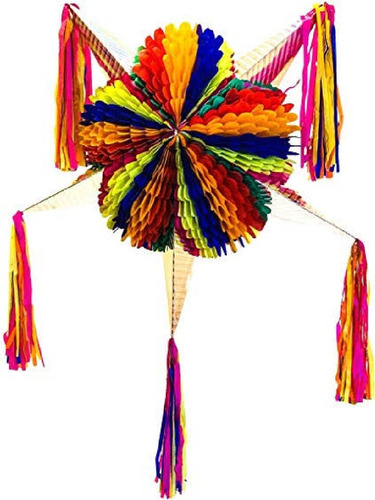 Piñata Plegable Artesanal Para Dulces - 4 Kg - Papel Picado