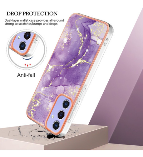 Compatible Funda De Tpu De Mármol For Samsung Galaxy A16 5g For Samsu