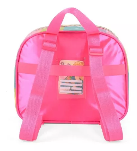 Mochila Barbie Rosa em Couro PU volta as aulas promoção oferta