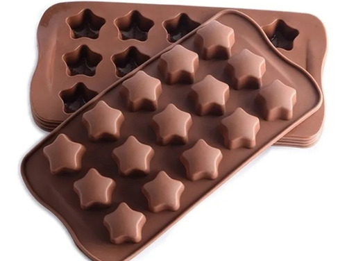 Molde De Silicon Chocolate Gomita Estrella 