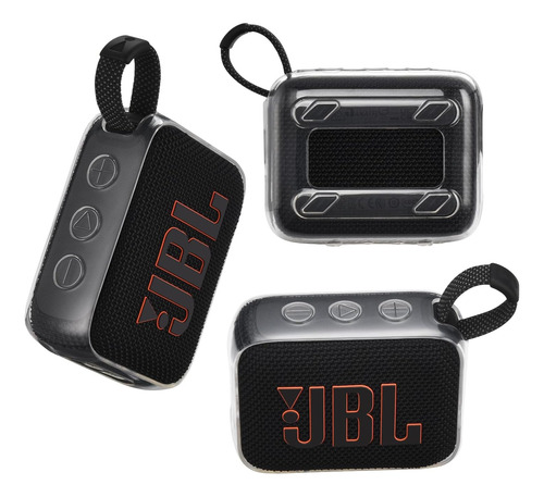 Funda De Tpu Para Altavoz Portátil Jbl Go 4 Con Bluetooth, P