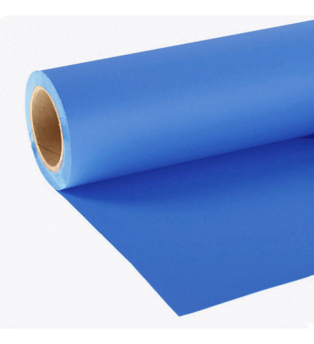 Fundo Infinito Fotográfico Papel Cores Variadas 2,00 X 11m Cor Azul Royal Blue