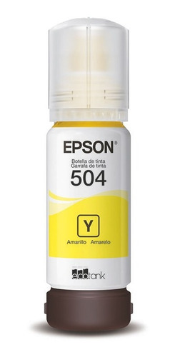 Tinta Epson Amarilla T504