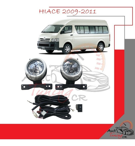 Halogenos Toyota Hiace 2009-2011