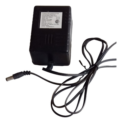 Transformador Fuente Yali 220v 9 V 500ma Led Cctv Modem (Usado)