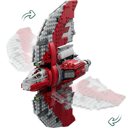 Lego Star Wars Tm 75362 Lanzadera Jedi T-6 De Ahsoka Tano