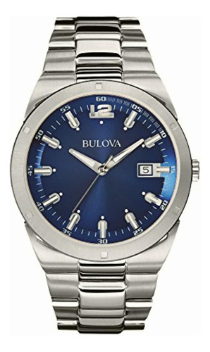 Bulova 96b220 Reloj Para Hombres, Correa De Acero Inoxidable