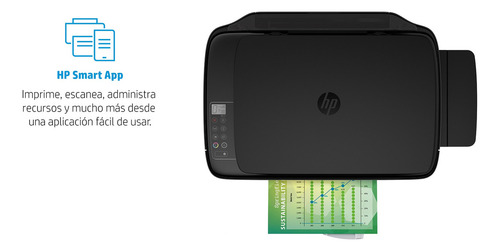 Imagen 10 de 12 de Impresora a color multifunción HP Ink Tank Wireless 415 con wifi negra 200V - 240V