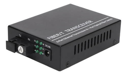 Convertidor De Medios Gigabit Ethernet 10/100m De Fibra Únic