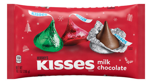 Hershey's Kisses Caramelos De Chocolate Con Leche, Navidad,