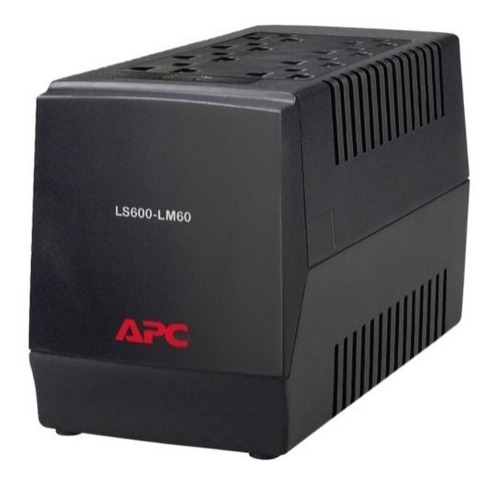 Imagen 1 de 3 de Regulador De Voltaje Apc Ls60-lm60 600va 300w 8 Tomas
