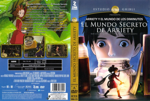 El Mundo Secreto De Arrietty - Studio Ghibli - Dvd