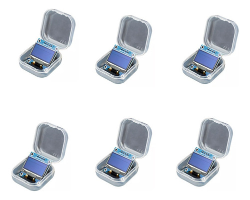 6 Pcs 0.96'' Oled I2c Pantalla 128x64 Para Arduino