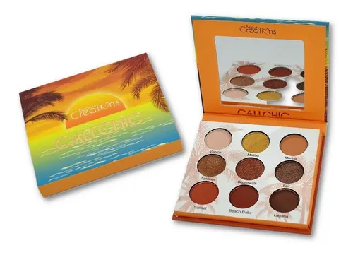Paleta De Sombras Cali Chic Beauty Creations Color De La Sombra Multicolores