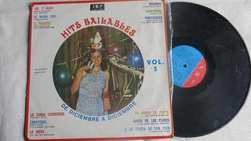 Vinyl Vinilo Lp Acetato Hits Bailables Vol 5 De Diciembre 