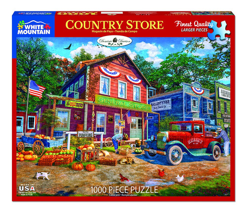 White Mountain Puzzles Country Store - Rompecabezas De 1000