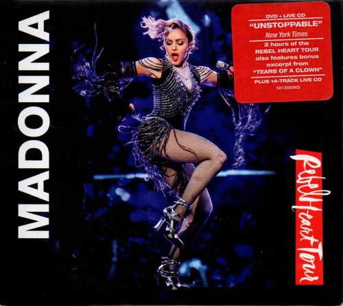 Cd+dvd Madonna Rebel Heart Tour