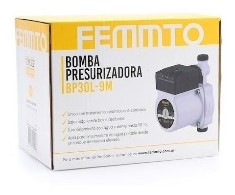 Bomba Presurizadora Elevadora Agua Presion 9 Metros Altura