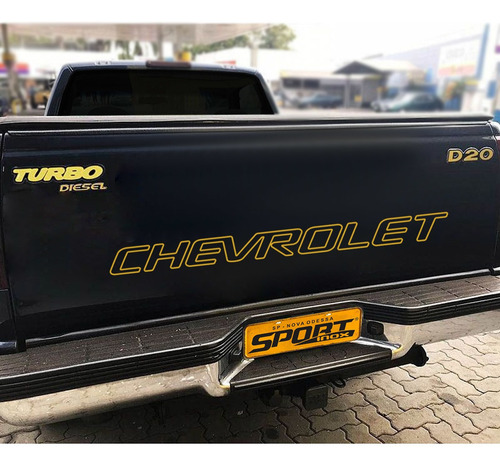 Kit Faixas Adesivos Silverado D20 Chevrolet Resinados 2000