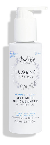 Lumene Nordic Hydra - Limpiador De Aceite De Leche De Avena.