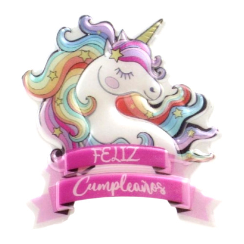 Vela Cumpleaños Unicornio Fiestas Magicas