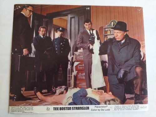 The Boston Strangler - 3 Lobby Cards Cine - Usa 1968 *