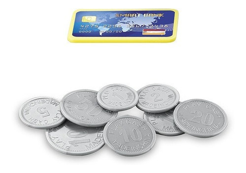 Imagen 5 de 10 de Caja Registradora Luz Y Sonidos 16 Cm Con Carro De Super