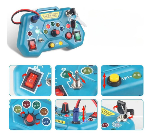 Brinquedo Infantil Motor Colorido Som Atividade Motricidade