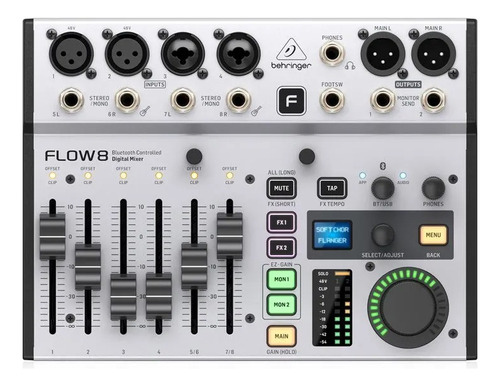 Mesa Digital Behringer Flow 8 Usb Bluetooth Com Clamp Brinde