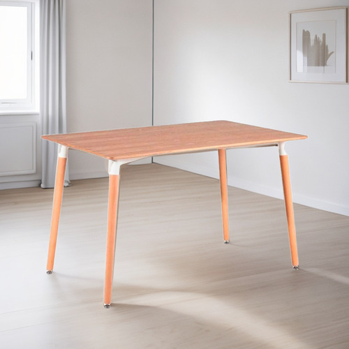 Mesa De Comedor Luigi Tablero Enchapado Haya 120x80 Ofideas
