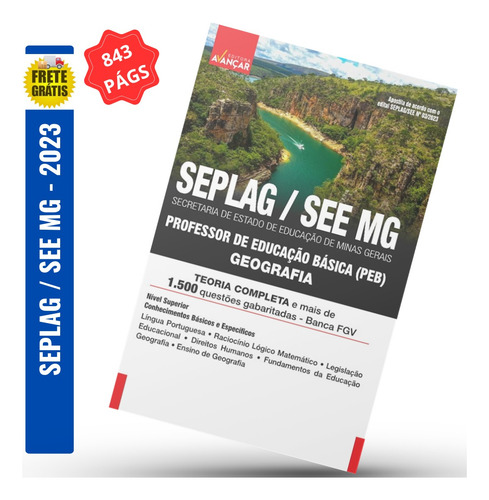 Apostila See Mg - Professor De Educação Básica - Geografia - Completa E Atualizada 2023